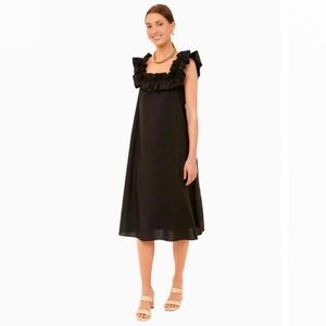 Hyacinth House Black Maria Midi Dress. NWOT